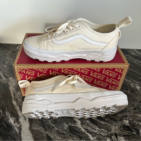 Marshmallow Sentry Old Skool Vans - Picture 5 of 12
